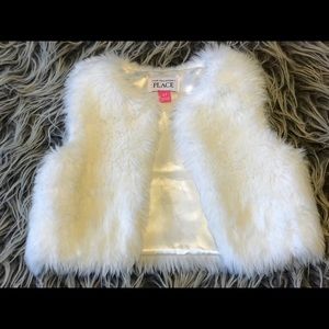 Faux fur vest